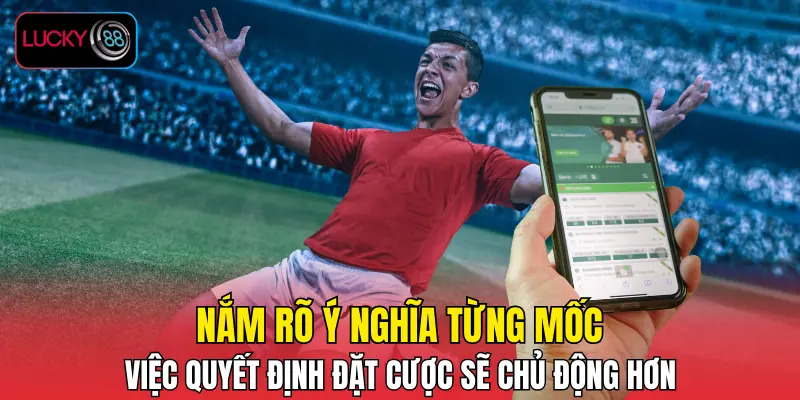 Nắm rõ ý nghĩa từng mốc, việc quyết định đặt cược sẽ chủ động hơn Nắm rõ ý nghĩa từng mốc, việc quyết định đặt cược sẽ chủ động hơn